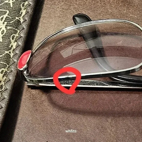 Rare Vintage 70s Yves Saint Laurent Pink Silver Sunglasses with original case - Picture 5 of 7